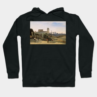 Monte Pincio, Rome by Jean-Baptiste-Camille Corot Hoodie